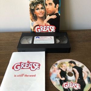 Grease Movie VHS Tape 20th Anniversary